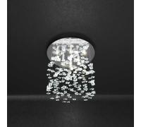 Plafoniera moderna con Cristalli quadrati 6 luci tpl 0698