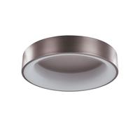 Plafoniera moderna con LED di forma rotonda in metallo marrone chiaro Dawei