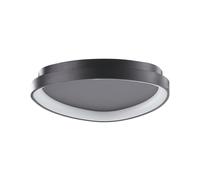 Plafoniera moderna con LED di forma triangolare in metallo nero Nanding