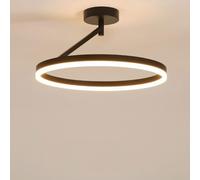 Plafoniera moderna con telecomando Plafoniera da incasso nera Lampada da soffitto a LED dimmerabile Apparecchio in acrilico rotondo Vicino all'illuminazione a soffitto Camera da letto Cucina Sala