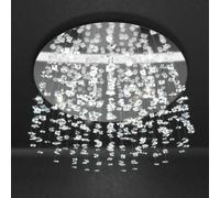 Plafoniera moderna Cristalli quadrati 12 luci tpl 0676