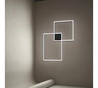 Plafoniera Moderna Cross Alluminio Nero Opaco Led 64W Dimmerabile Ip20 [EEK: A++]