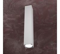 Plafoniera Moderna Cubica Area Metallo Grigio 1 Luce Gx53 50Cm