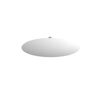 Plafoniera Moderna Disk Metallo Bianco 12 Luci Gx53