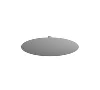 Plafoniera Moderna Disk Metallo Grigio 12 Luci Gx53