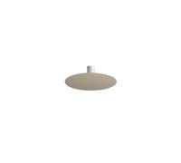 Plafoniera Moderna Disk Metallo Sabbia 5 Luci Gx53