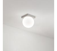 Plafoniera Moderna Dot Metallo Grigio Titanio Led 8W Ip40