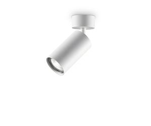 Plafoniera Moderna Dynamite Metallo Bianco 1 Luce Gu10 7W 3000K Luce Calda