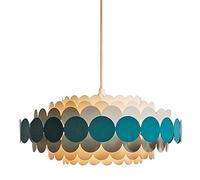 Plafoniera Moderna e Lussuosa per Camera da Letto, lampadario molecolare Creativo a Fagiolo Magico in Rame Pieno, per Illuminazione da Pranzo per Soggiorno,Oro,75 * 30cm
