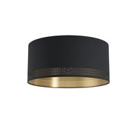 Plafoniera Moderna Esteperra 1 Luce Acciaio Nero