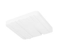 Plafoniera Moderna Ferentino Acciaio Bianco Luce Led Integrato 10W
