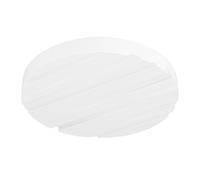 Plafoniera Moderna Ferentino Acciaio Bianco Luce Led Integrato 19,5W