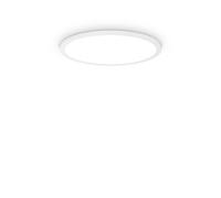 Plafoniera Moderna Fly Slim Alluminio-Plastiche Bianco Led 26W 4000K D45Cm