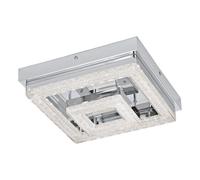 Plafoniera Moderna Fradelo Acciaio Cromo 1 Luce Led Integrato 2W [EEK: A++]