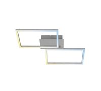 Plafoniera Moderna Frame Brilo Smart Metallo Argento Led Integrato 30W [EEK: A++]