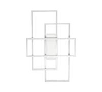 Plafoniera Moderna Frame Metallo Bianco Led 31W 3000K Luce Calda