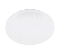 Plafoniera Moderna Frania-A Acciaio Bianco Luce Led Integrato 12W
