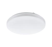 Plafoniera Moderna Frania Acciaio Bianco Led Integrato 14,6W