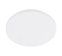 Plafoniera Moderna Frania Acciaio Bianco Led Integrato 14,6W Ip44