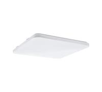 Eglo LED lampada da soffitto Frania, lampada da parete a 1 | fiamma, lampada da soffitto in acciaio e plastica, lampada soggiorno bianca, lampada cucina, lampada ingresso soffitto