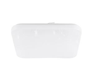 Plafoniera Moderna Frania-S Acciaio Bianco Luce Led Integrato 14,6W