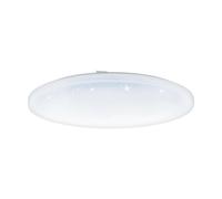 Eglo Plafoniera Frania-S, Lampada da Parete/Soffitto in Acciaio bianco, LED integrato 50W IP20