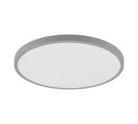 Plafoniera Moderna Fueva 1 In Alluminio Argento Led Integrato 22,3W 3000K Ip20
