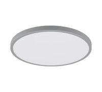 Plafoniera Moderna Fueva 1 In Alluminio Argento Led Integrato 22,3W 4000K Ip20