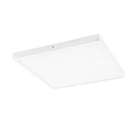 Plafoniera Moderna Fueva 1 In Alluminio Bianco Led Integrato 22W 3000K Ip20