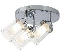 Plafoniera moderna G9 3X28W colore cromo 5088 Aviva Rabalux