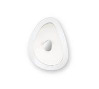 Plafoniera Moderna Geko Metallo Bianco 2 Luci E27