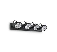 LAMPADA DA SOFFITTO GLIM PL4 NERO