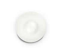 Plafoniera Moderna Glory Vetro Bianco 2 Luci E27 D40Cm