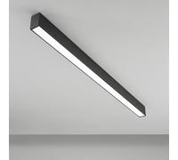 Plafoniera Moderna Grid Alluminio Nero Led 40W Dimmerabile Ip20 [EEK: A++]