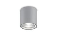 Plafoniera Moderna Gun Alluminio Grigio 1 Luce Gu10