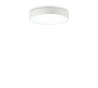 Plafoniera Moderna Halo Alluminio Bianco Led 26W 3000K Luce Calda
