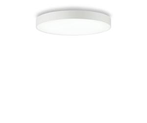 Plafoniera Moderna Halo Alluminio Bianco Led 46W 4000K Luce Naturale
