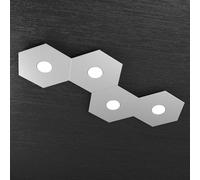 HEXAGON APPLIQUE-PLAFONIERA 4 LUCI GRIGIO 1142-4L-GR