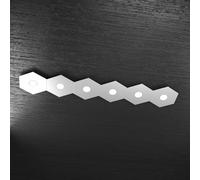 HEXAGON APPLIQUE-PLAFONIERA 6 LUCI GRIGIO 1142-6L-GR