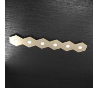 HEXAGON APPLIQUE-PLAFONIERA 6 LUCI SABBIA 1142-6L-SA