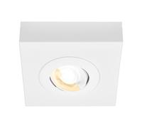 Plafoniera Moderna Hoka Metallo Bianco Led Integrato 4W Da 2700 A 4000K [EEK: A++]