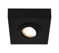Plafoniera Moderna Hoka Metallo Nero Led Integrato 4W Da 2700 A 4000K [EEK: A++]