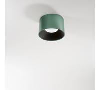 Plafoniera Moderna Hole Metallo Verde Lucido Led 24W Dimmerabile Ip20 [EEK: A++]