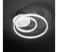 Plafoniera KIRKO LED 42W 3360LM - CCT 3000K 4000K 6000K in metallo verniciato bianco