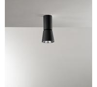 Plafoniera Moderna Kone Metallo Nero Led 10W 3000K Ip20 [EEK: A++]