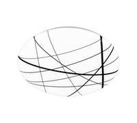 Plafoniera Moderna Kora Plastica Bianco 27,5Cm Led Integrato 12W 4000K [EEK: A++]