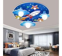 Plafoniera Moderna Lampada Dimmerabile a LED Creativo Lampadario a Forma di Cartone Animato Cuore Universo Farfalla Lampada da Soffitto Camera dei Bambini Camera da Letto Soggiorno Illuminazione a