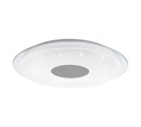 Plafoniera Moderna Lanciano-Z Acciaio Bianco 4 Luci Led Integrato 4,8W [EEK: A++]