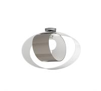 LAP PLAFONIERA D.55 CM. 1 LUCE TORTORA (VETRO INTERNO 1 LUCE TORTORA ED ESTERNO 1 LUCE BIANCO) 1146-PL55-TO