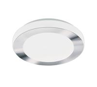 Plafoniera Moderna Led Carpi Acciaio Bianco 3 Luci Led Integrato 3,6W